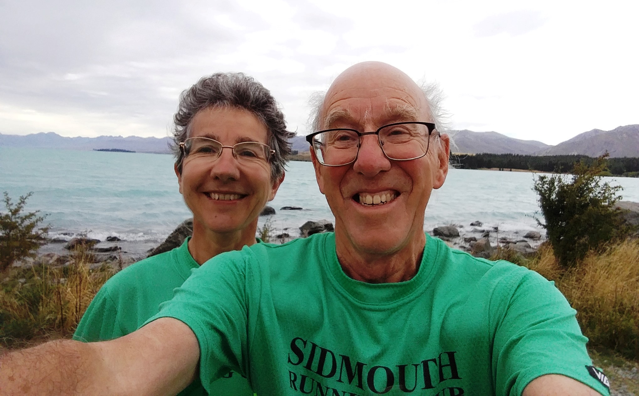 Karen and David Lake Tekapo. New Zealand
