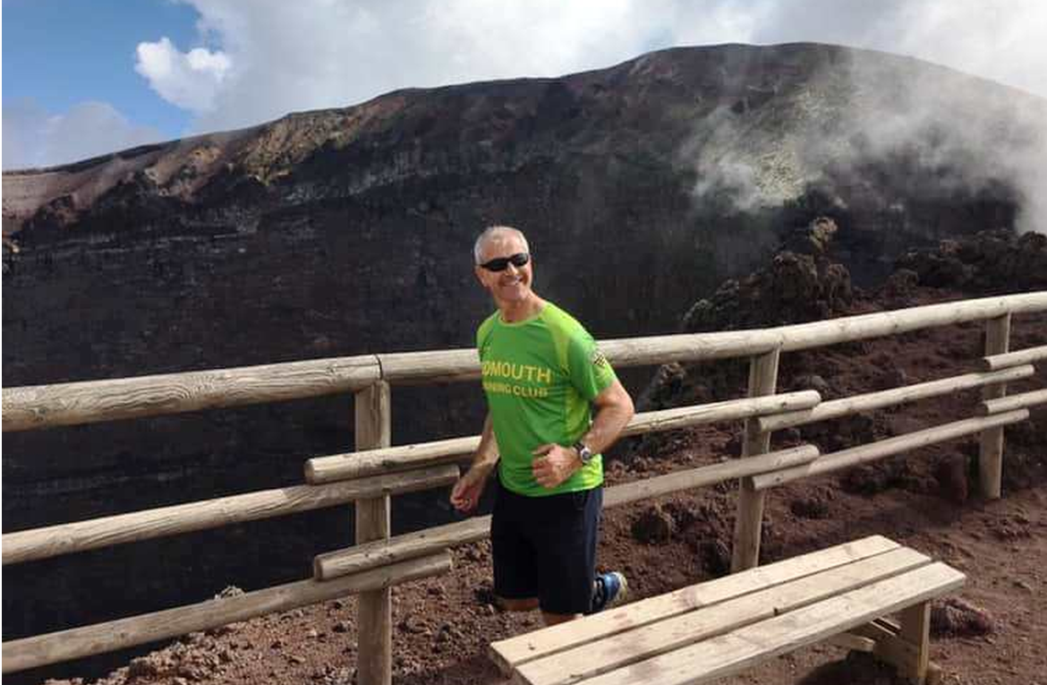 Nick Dicks on Mount Vesuvius