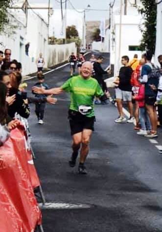 Tim Swarbrick at Haria 19.5km race, Lanzarote